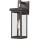 Barkeley 1 Light 16 inch Powder Coated Bronze Outdoor Wall Sconce
